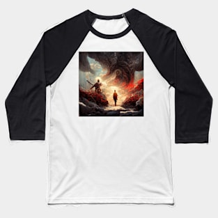 Gods of War | Face Down the Climb Baseball T-Shirt